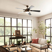 Kichler 300415 Humble 60" Ceiling Fan with LED Light Kit