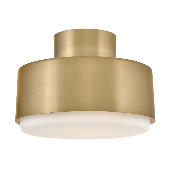 Hinkley 30072 Cedric 2-lt 13" LED Semi-Flush Mount - Lacquered Brass
