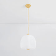 Hudson Valley 3015 Scranton 1-lt 15" LED Pendant - Aged Brass