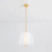 Hudson Valley 3015 Scranton 1-lt 15" LED Pendant - Aged Brass