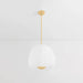 Hudson Valley 3019 Scranton 1-lt 19" LED Pendant - Aged Brass