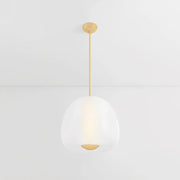 Hudson Valley 3019 Scranton 1-lt 19" LED Pendant - Aged Brass