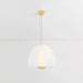 Hudson Valley 3019 Scranton 1-lt 19" LED Pendant - Aged Brass