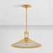 Hudson Valley 3020 Clermont 2-lt 20" LED Pendant - Aged Brass