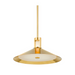 Hudson Valley 3020 Clermont 2-lt 20" LED Pendant - Aged Brass