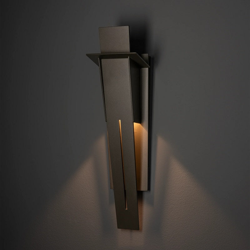 Hubbardton Forge 302024 Linea 1-lt 22" Tall LED Outdoor Small Wall Sconce - Coastal Dark Smoke