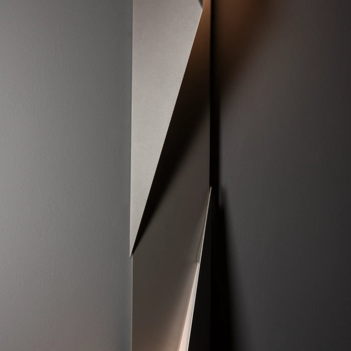 Hubbardton Forge 302044 Carbon 2-lt 62" Tall Outdoor Wall Sconce