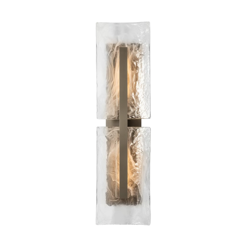 Hubbardton Forge 302050 Arc 2-lt 38" Tall Outdoor Wall Sconce - Coastal Burnished Steel