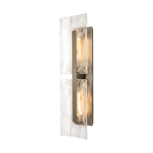 Hubbardton Forge 302050 Arc 2-lt 38" Tall Outdoor Wall Sconce - Coastal Burnished Steel
