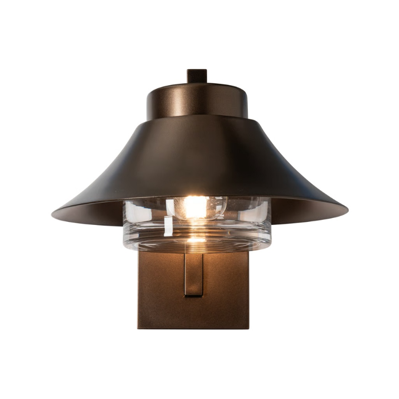 Hubbardton Forge 302052 Stowe 1-lt 12" Outdoor Small Wall Sconce - Coastal Bronze