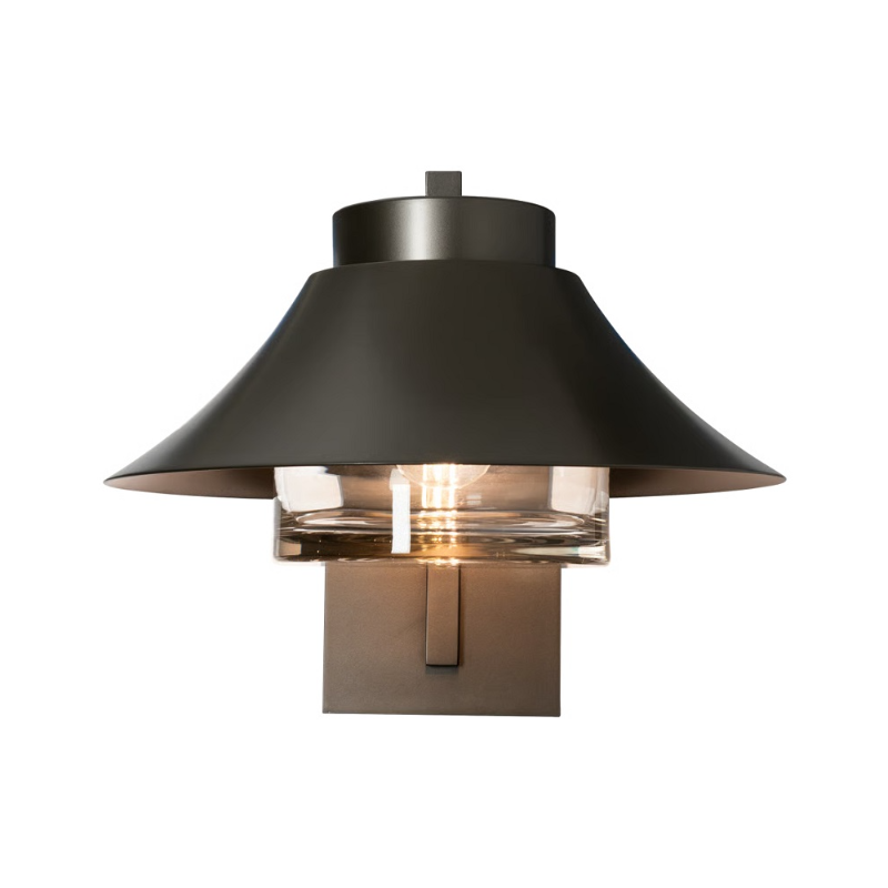 Hubbardton Forge 302054 Stowe 1-lt 18" Outdoor Large Wall Sconce - Coastal Dark Smoke