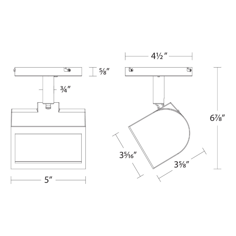 WAC MO-3020 Ocularc 22W LED Monopoint, CCT Selectable