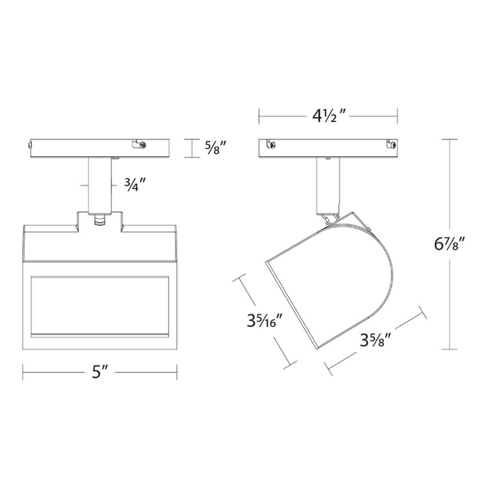 WAC MO-3020 Ocularc 22W LED Monopoint, CCT Selectable