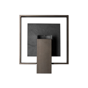 Hubbardton Forge 302660 Shadow Box 1-lt 9" Tall Outdoor Wall Sconce - Oil Rubbed Bronze