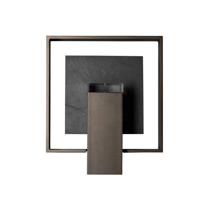 Hubbardton Forge 302660 Shadow Box 1-lt 9" Tall Outdoor Wall Sconce - Oil Rubbed Bronze