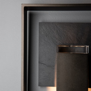 Hubbardton Forge 302660 Shadow Box 1-lt 9" Tall Outdoor Wall Sconce
