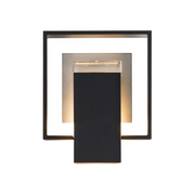 Hubbardton Forge 302661 Shadow Box 1-lt 9" Tall Outdoor Wall Sconce