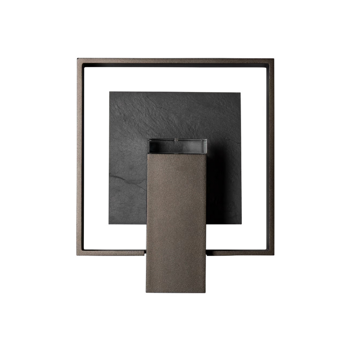 Hubbardton Forge 302662 Shadow Box 1-lt 12" Tall Outdoor Wall Sconce - Oil Rubbed Bronze