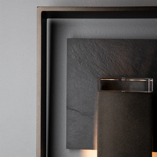 Hubbardton Forge 302662 Shadow Box 1-lt 12" Tall Outdoor Wall Sconce