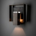 Hubbardton Forge 302662 Shadow Box 1-lt 12" Tall Outdoor Wall Sconce - Oil Rubbed Bronze