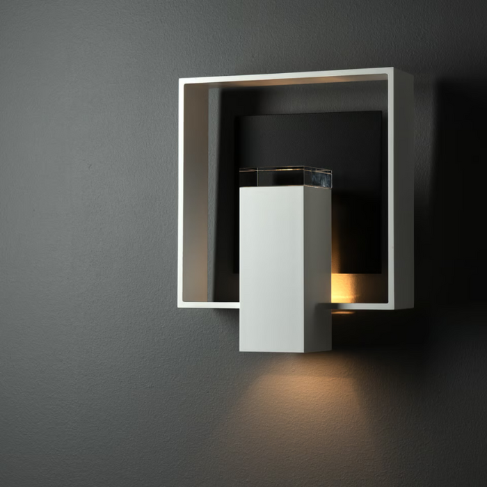 Hubbardton Forge 302663 Shadow Box 1-lt 12" Tall Outdoor Wall Sconce