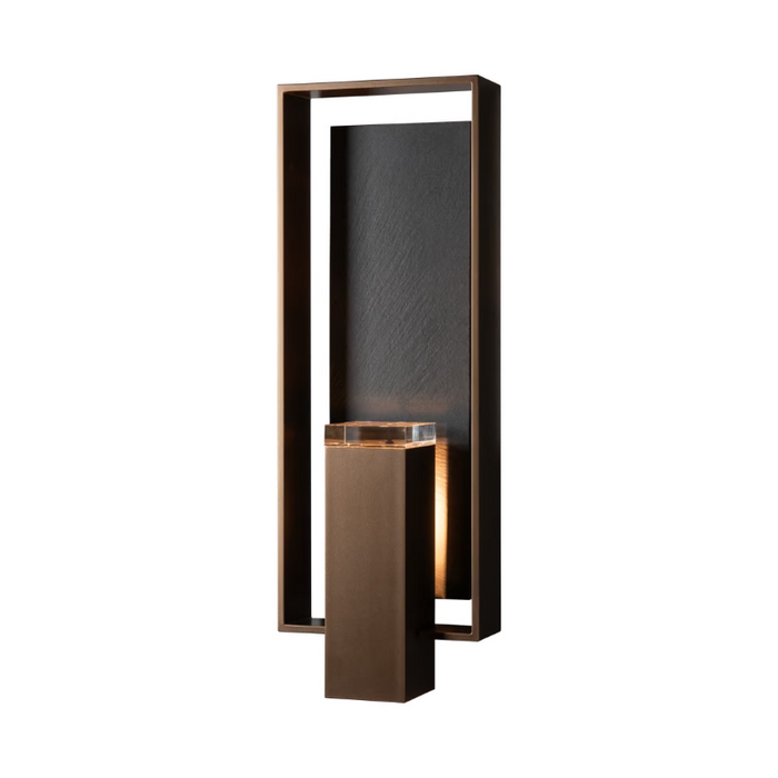 Hubbardton Forge 302664 Shadow Box 2-lt 21" Tall Outdoor Wall Sconce