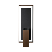 Hubbardton Forge 302664 Shadow Box 2-lt 21" Tall Outdoor Wall Sconce