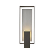 Hubbardton Forge 302665 Shadow Box 2-lt 21" Tall Outdoor Wall Sconce