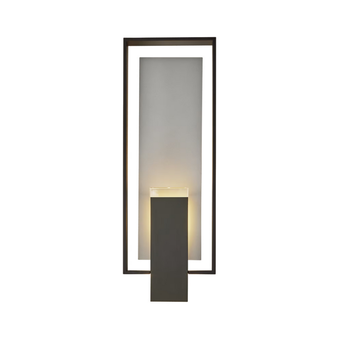 Hubbardton Forge 302665 Shadow Box 2-lt 21" Tall Outdoor Wall Sconce