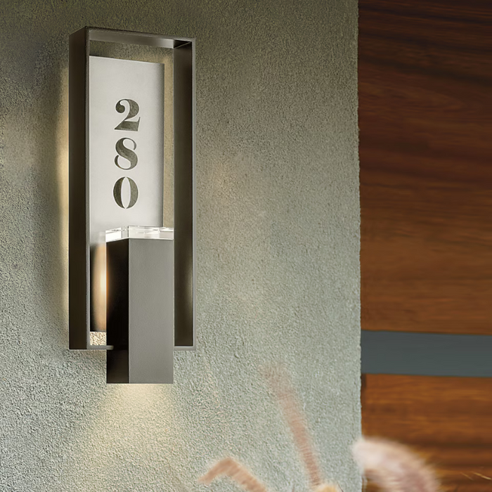 Hubbardton Forge 302665 Shadow Box 2-lt 21" Tall Outdoor Wall Sconce