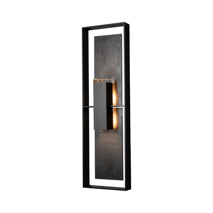 Hubbardton Forge 302666 Shadow Box 2-lt 34" Tall Outdoor Wall Sconce