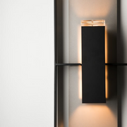 Hubbardton Forge 302667 Shadow Box 2-lt 34" Tall Outdoor Wall Sconce