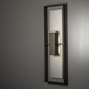 Hubbardton Forge 302668 Shadow Box 2-lt 45" Tall Outdoor Wall Sconce