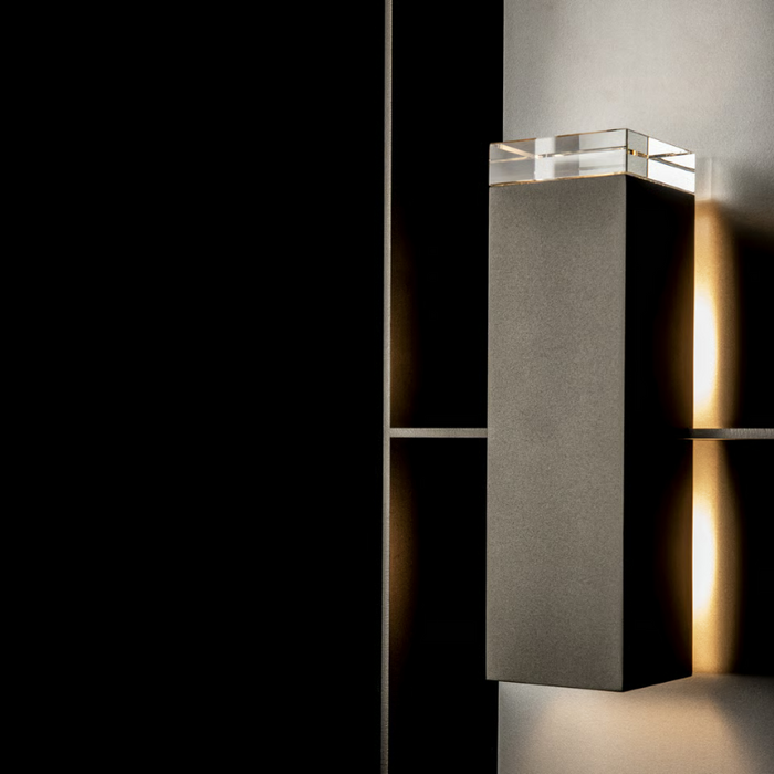 Hubbardton Forge 302668 Shadow Box 2-lt 45" Tall Outdoor Wall Sconce