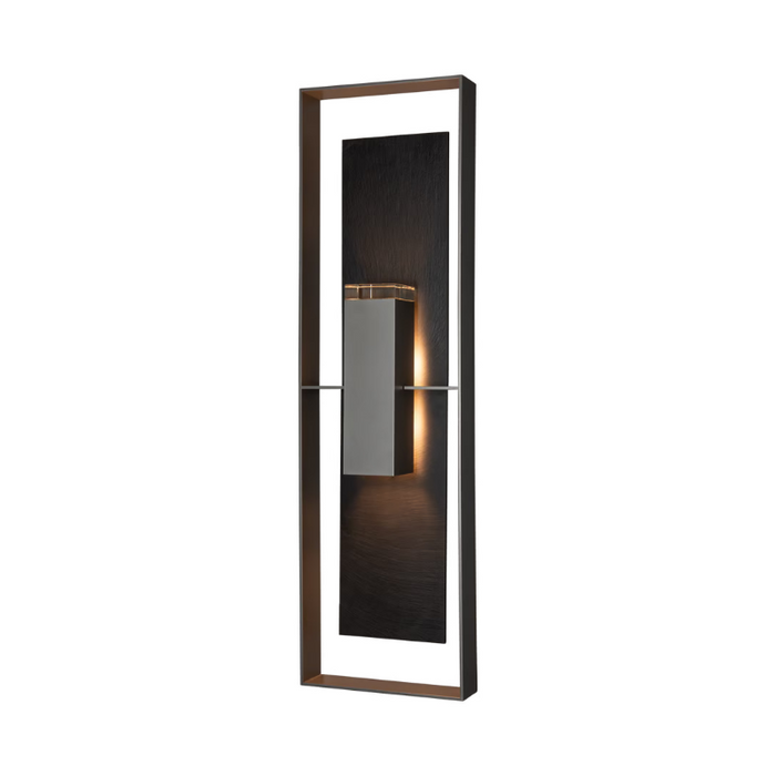 Hubbardton Forge 302669 Shadow Box 2-lt 45" Tall Outdoor Wall Sconce