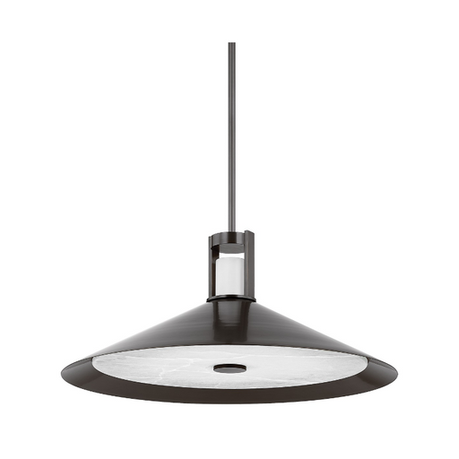 Hudson Valley 3028 Clermont 2-lt 28" LED Pendant - Distressed Bronze