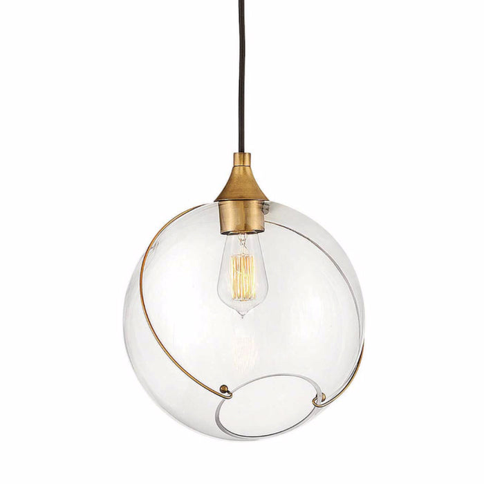 Hinkley 30303 Skye 1-lt 11" LED Pendant - Clear Glass