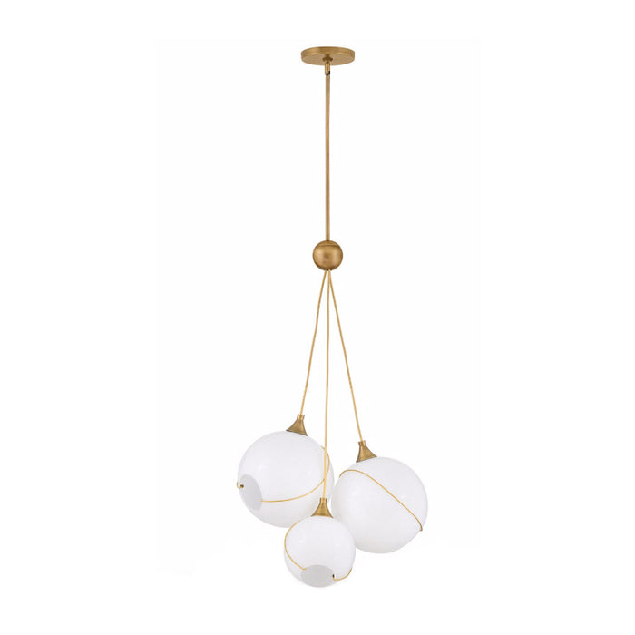 Hinkley 30304 Skye 3-lt 18" LED Pendant - Cased Opal Glass