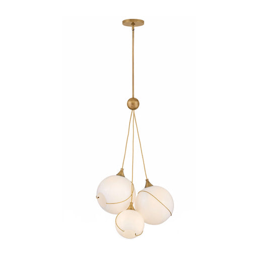 Hinkley 30304 Skye 3-lt 18" LED Pendant - Cased Opal Glass