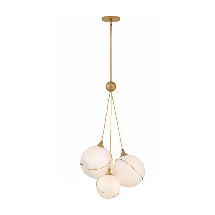 Hinkley 30304 Skye 3-lt 18" LED Pendant - Cased Opal Glass