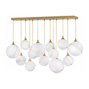 Hinkley 30305 Skye 13-lt 60" LED Linear Pendant - Cased Opal Glass