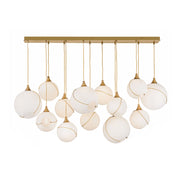 Hinkley 30305 Skye 13-lt 60" LED Linear Pendant - Cased Opal Glass