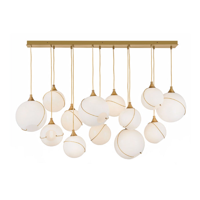 Hinkley 30305 Skye 13-lt 60" LED Linear Pendant - Cased Opal Glass