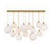 Hinkley 30305 Skye 13-lt 60" LED Linear Pendant - Cased Opal Glass