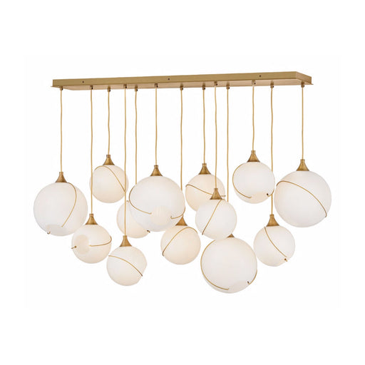 Hinkley 30305 Skye 13-lt 60" LED Linear Pendant - Cased Opal Glass