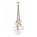 Hinkley 30306 Skye 6-lt 24" LED Chandelier - Clear Glass