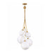 Hinkley 30306 Skye 6-lt 24" LED Chandelier - Cased Opal Glass