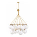 Hinkley 30308 Skye Extra Large 18-lt 53" LED Two Tier Chandelier - Cased Opal Glass