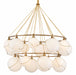 Hinkley 30308 Skye Extra Large 18-lt 53" LED Two Tier Chandelier - Cased Opal Glass