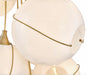 Hinkley 30309 Skye 18-lt 39" LED Chandelier - Cased Opal Glass